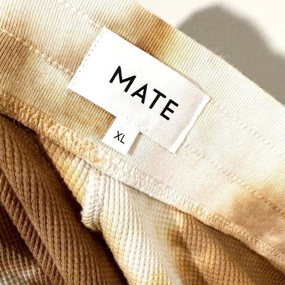 MATE the Label Ginger Cream Tie Dye Organic Thermal Shorts - Extra Large - Picture 2 of 4